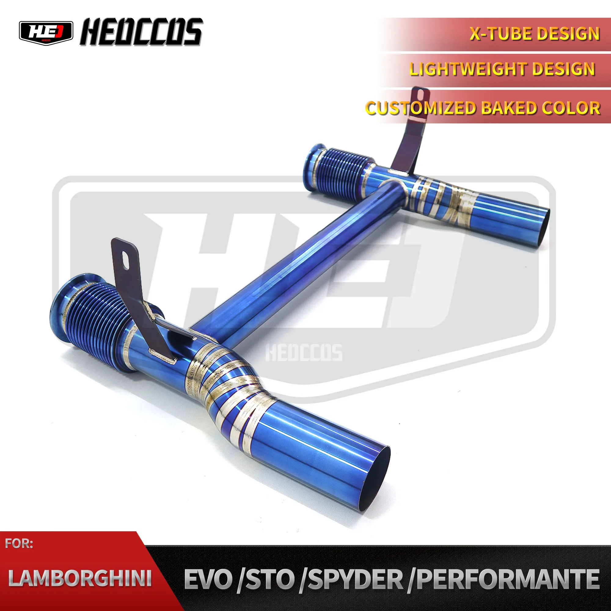 Replacement Titaniumalloy Catback Exhaust Assembly For Lamborghini Huracan STO EVO Spyder 5.2 2019‑2020 Aftermarket Component
