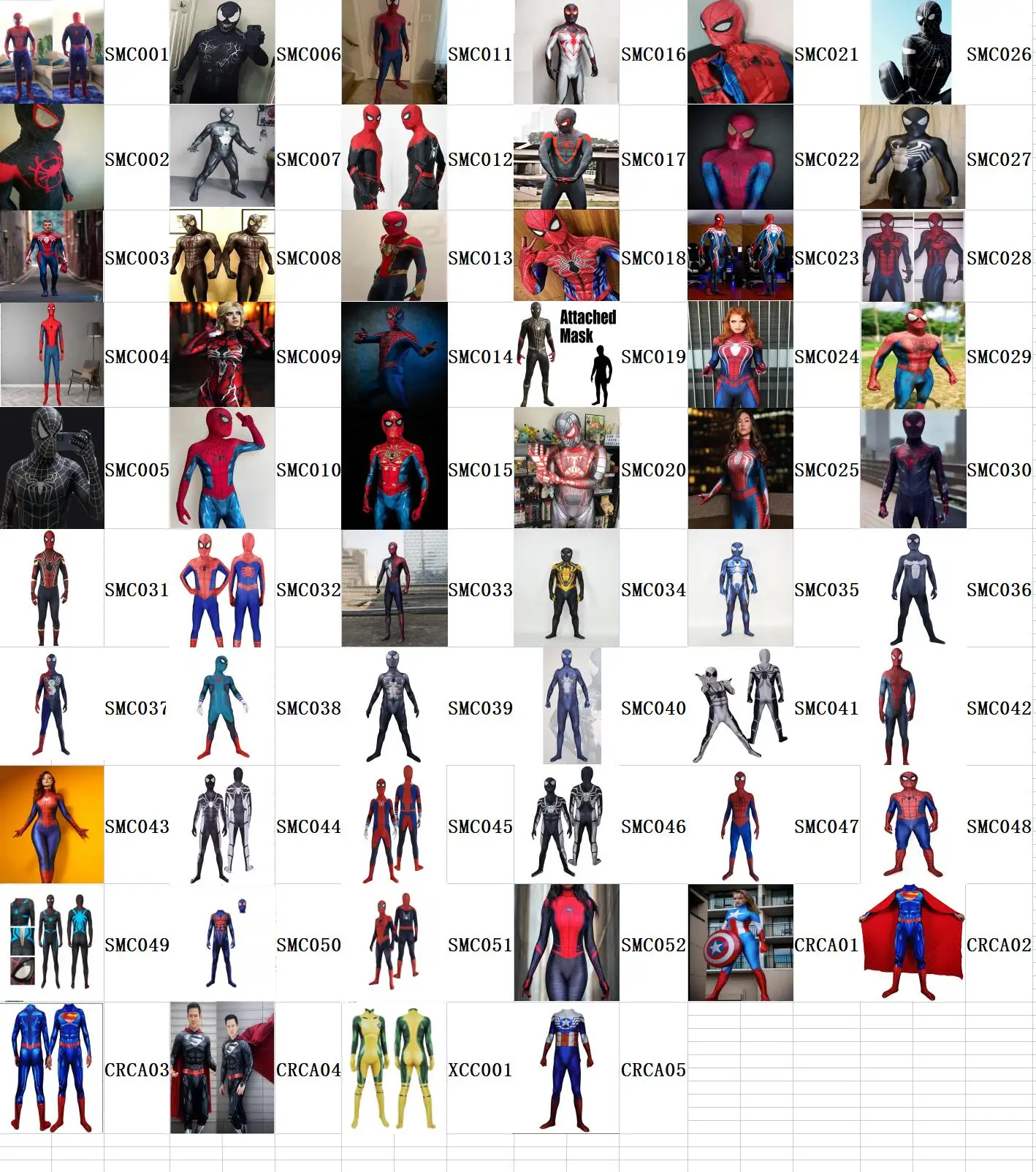 

Adult Cosplay Superhero Jumpsuit Halloween Costume Zentai Bodysuit Suit