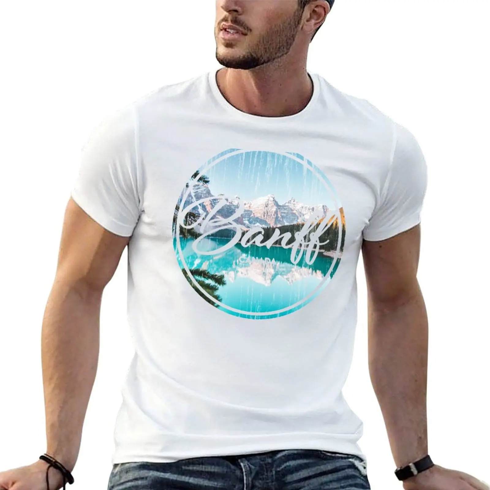 

Rugged Banff T-Shirt man t shirt cotton t shirt custom print T-Shirt