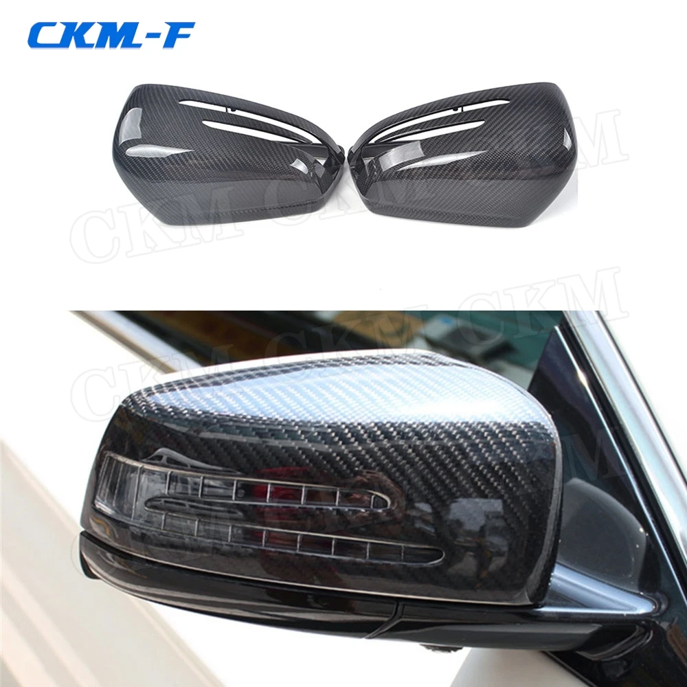 

Carbon Fiber Side RearView Mirror Cap Trim Covers for Mercedes Benz A C CLA GLA CLS Class W176 W117 W204 W212 W218 W207