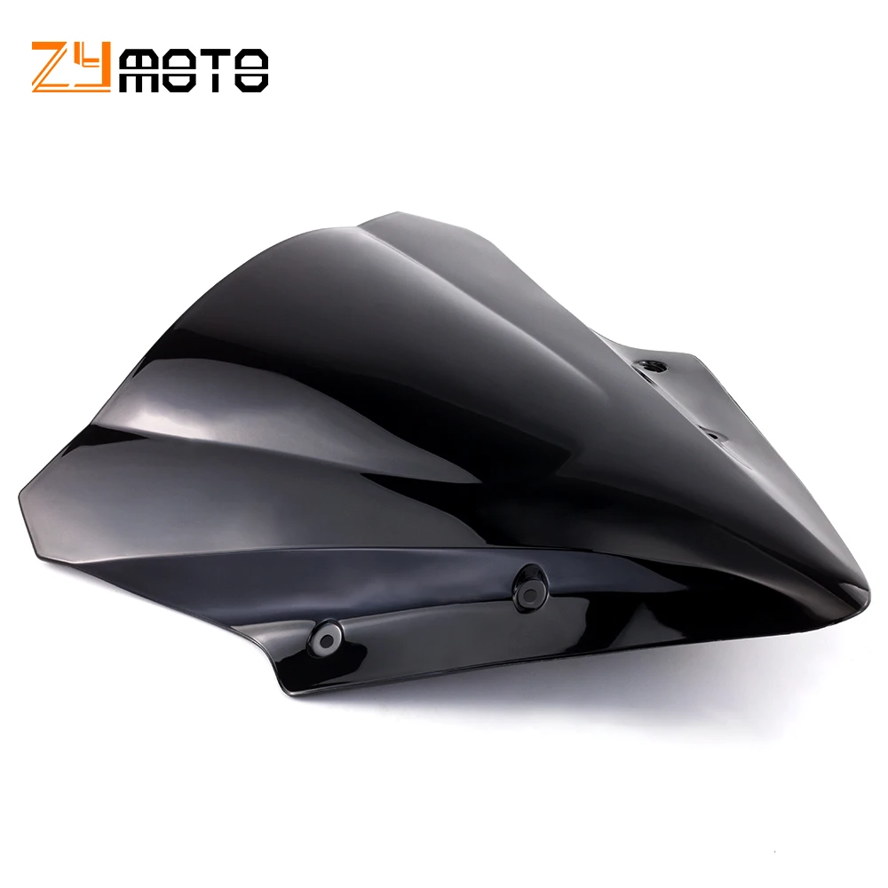 

Motorcycle Windshield For Ninja650 Ninja 650 ER6F EX65 2017 2018 2019 Street Bike Windscreen Screen Double Bubble Windproof