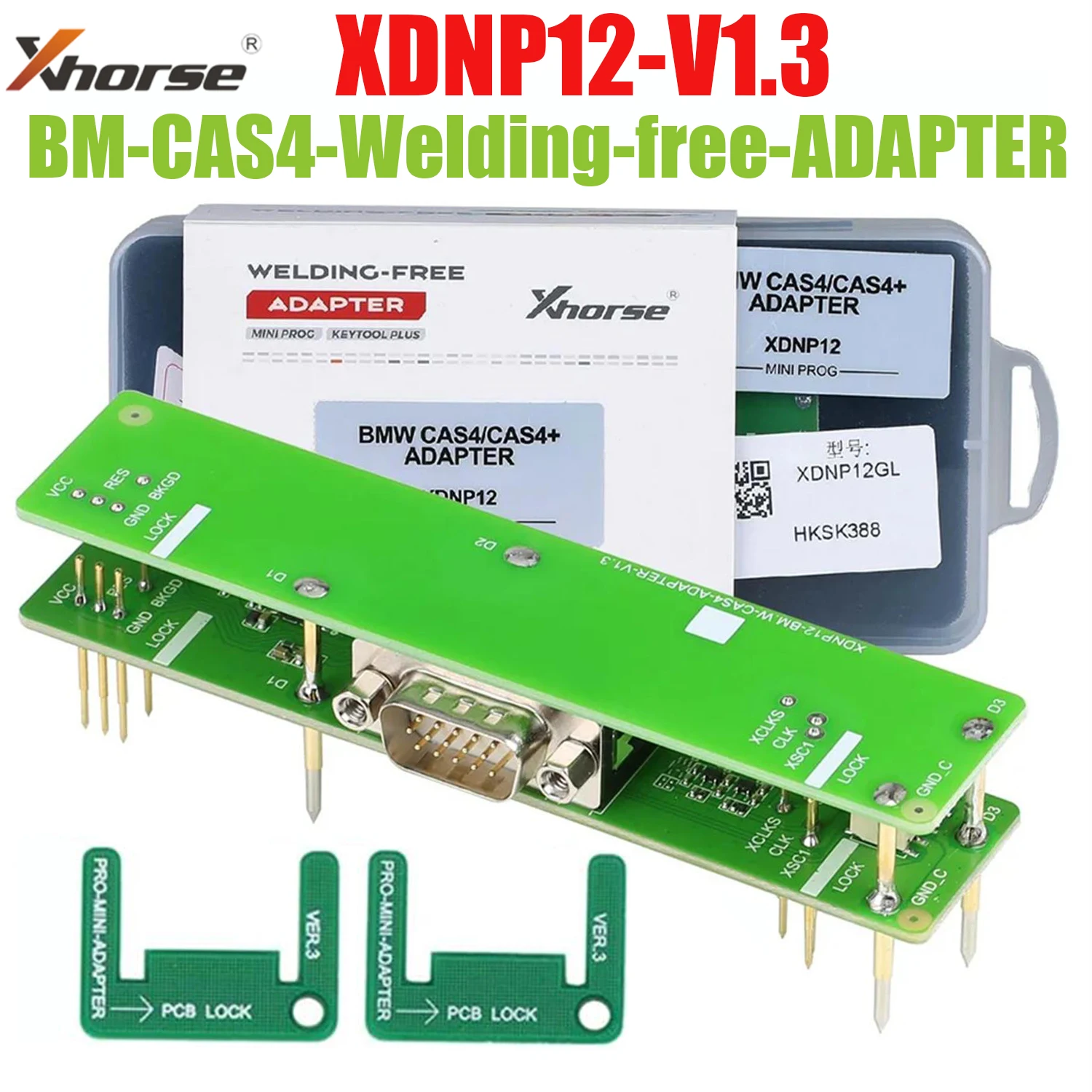 

Адаптер V1.3 XHORSE XDNP12GL для BMW CAS4/CAS4+ без пайки, совместимый с Mini PROG, Multi Prog, VVDI Prog и VVDI KEY TOOL PLUS