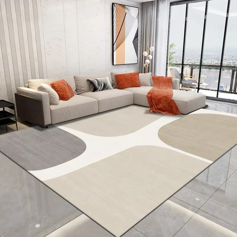 

Imitation Cashmere Living Room Light Luxury Advanced Simple Sofa Coffee Blanket Nordic Bedroom Easy To Take Care Of The Floor