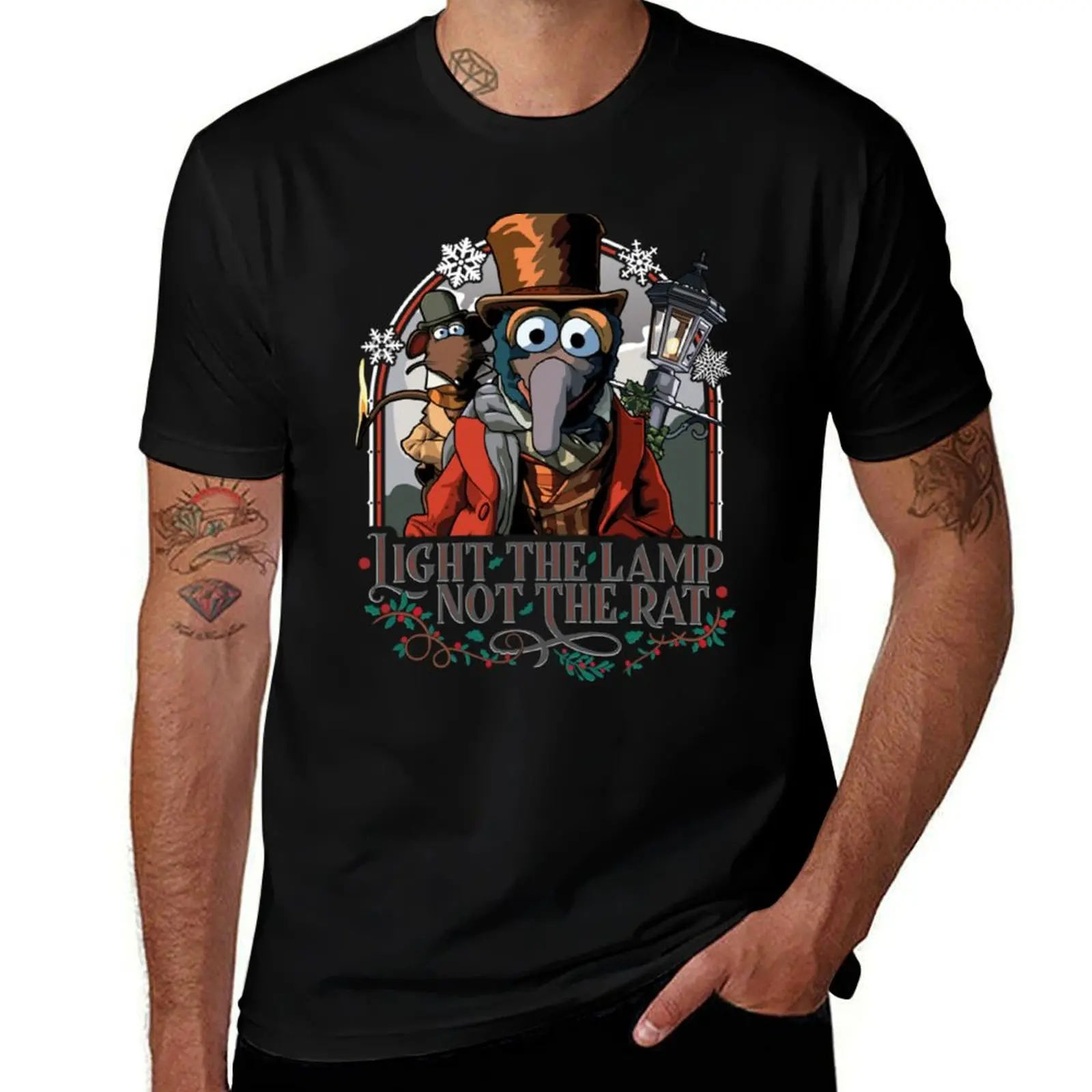 

Muppet Christmas Carol - Gonzo & Rizzo T-Shirt cute clothes topping blue lock t shirt men