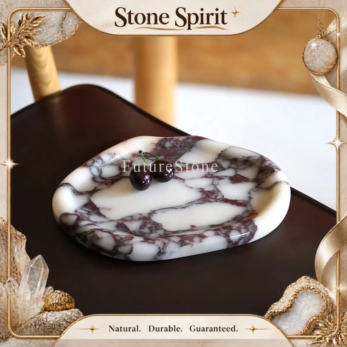 Creative Home Decor ART Photographic Ornaments Italian Light Luxury Style Marble Material Tray Jewelry Storage Exhibition Panel