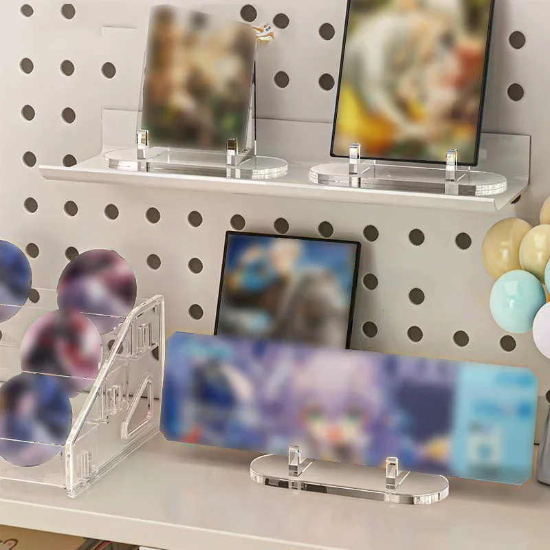 

5pc Acrylic Clear Stand Acrylic Easel Display Stand Multi-functional Display Stand For Plate Cards
