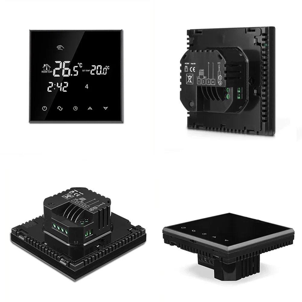 Termostato inteligente Wifi Minco Heat 3A/16A para calefacción por suelo radiante/caldera de agua/gas termostato de pantalla táctil LCD con Sensor