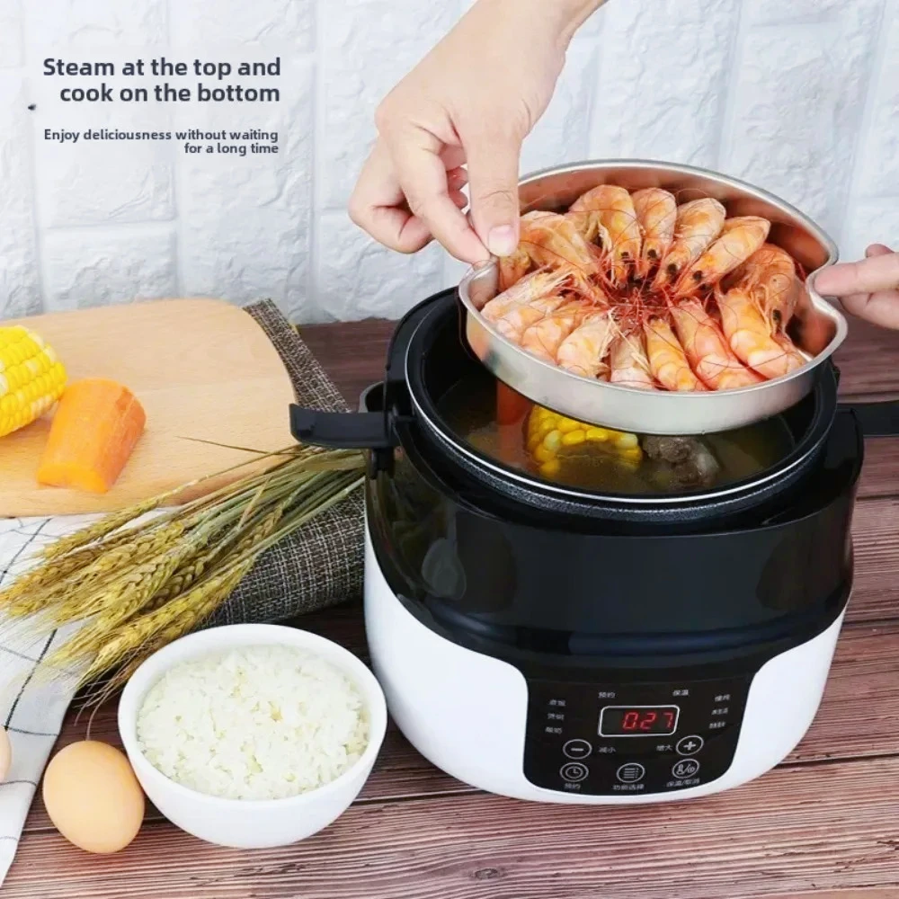DB-2L Multifunctional Car Mounted Rice Cooker Small 12V Cars & Large 24V Trucks Dual-Use 220V Home