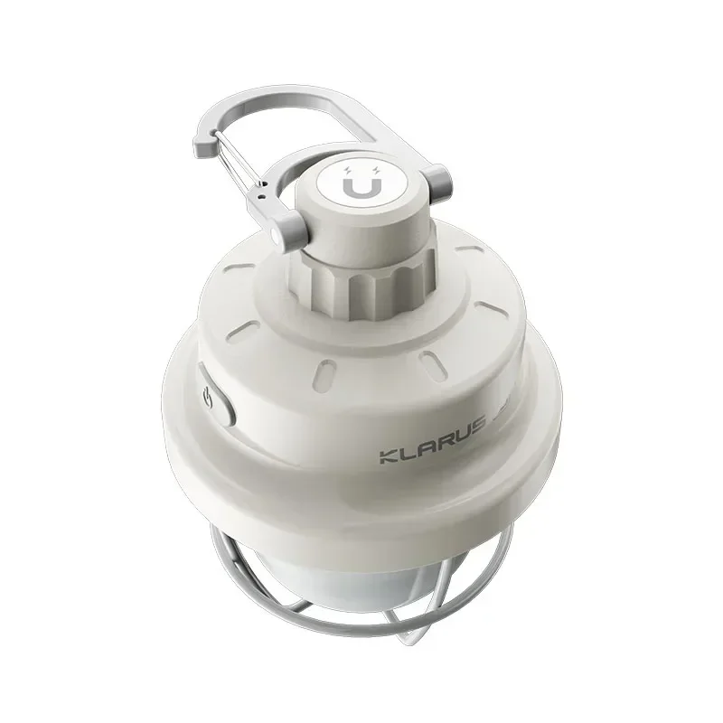 Klarus CL3 Rechargeable Camping Light / Portable Lantern, Adjustable 1300K/2700K/4000K for Multiple Scenarios, Magnetic Top