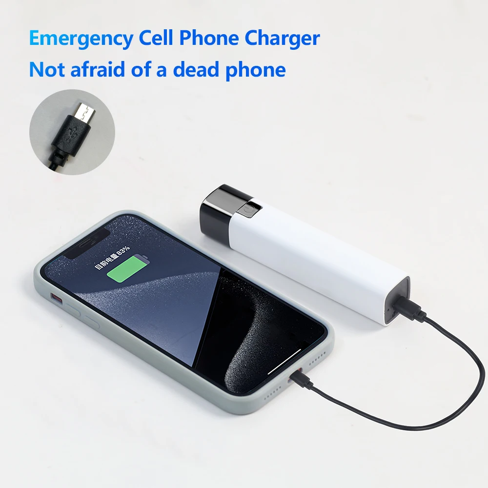 Smiling Shark LED Flashlight Ultra Power Torch Light Power Bank USB Rechargeable Lamp For Outdoor Fishing Working Camping Lamp