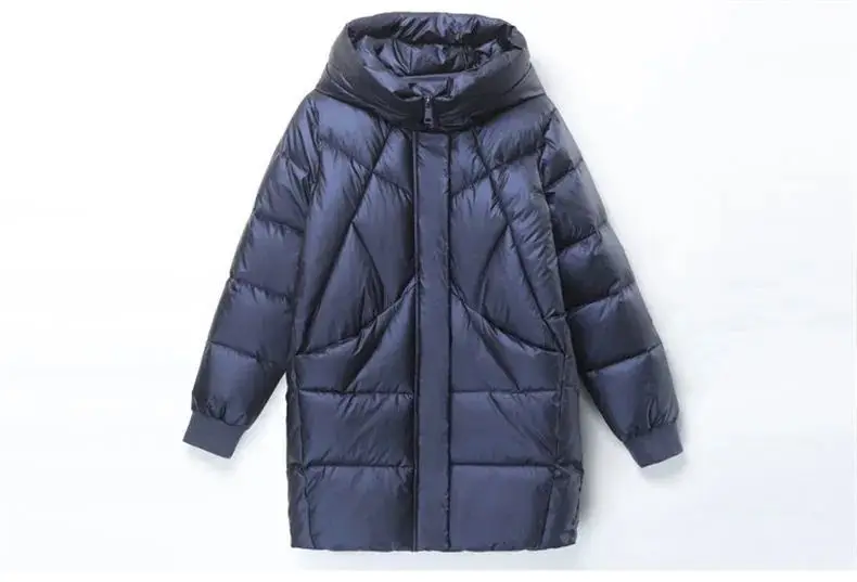 Down Cotton-Padded Jacket Women's Overcoat Winter 2026 New Thick Warm Parker Coat Fashion Loose Hooded Medium Long Cotton Jacket