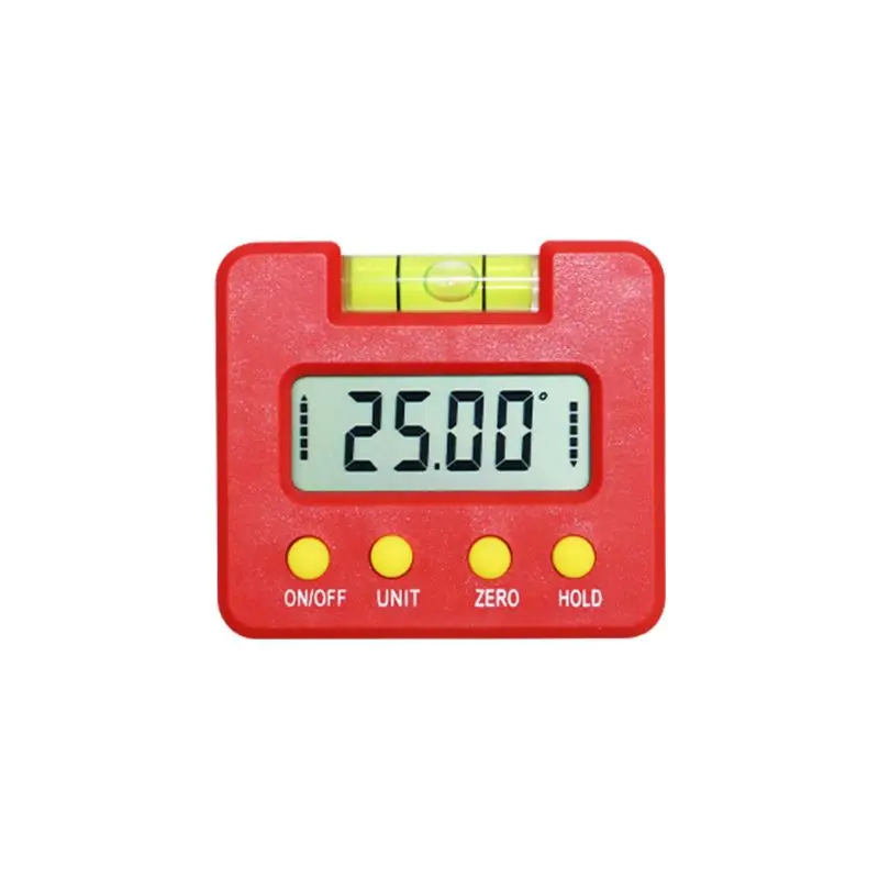 Level Digital Elektronik dengan Gelembung Level, Level Magnet Kuat, Inclinometer Digital, Penggaris Sudut, Alat Ukur