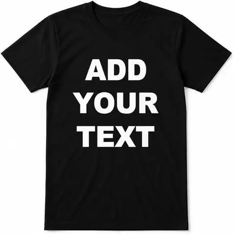 Custom T Shirts Add Your Text Customized Shirt for Men Women Personalized Cotton Tee with Front Back Print Birthday t-shirt, graphic tee