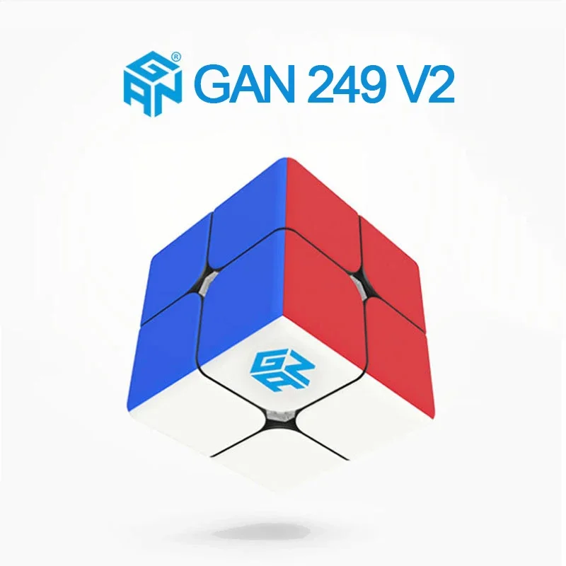 GAN 249 V2 매직 스피드 큐브 스티커리스 GAN 251 V2 전문 피젯 토이, GAN249 V 2 Cubo Magico 퍼즐, 2x2x2