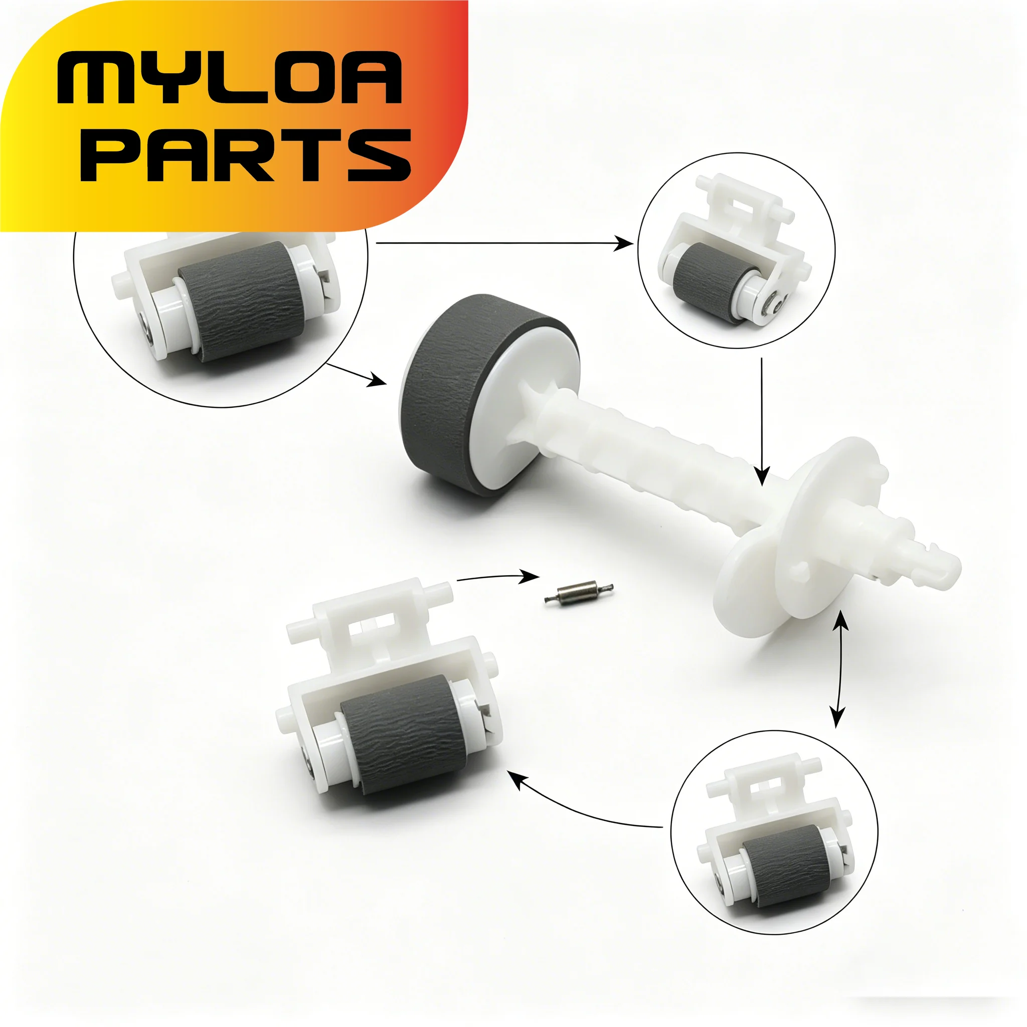 

20 комплектов роликов захвата бумаги 1569314 для EPSON L110 L120 L130 L132 L210 L220 L222 L300 L310 L350 L355 L362 L365 L366 L455 L456 L360