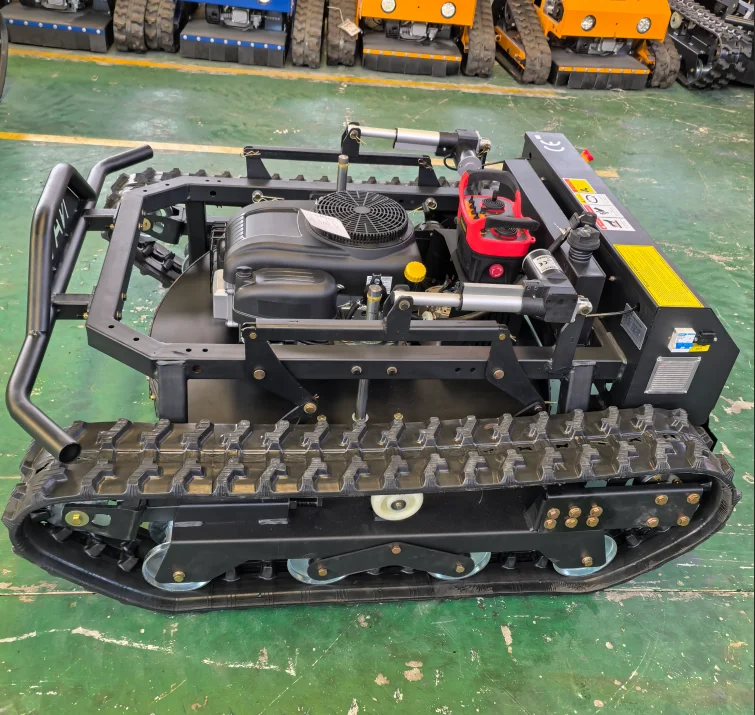 Remote Control Lawn Mower Grass Cutter Robot with Optional Dozer Blade HT900L
