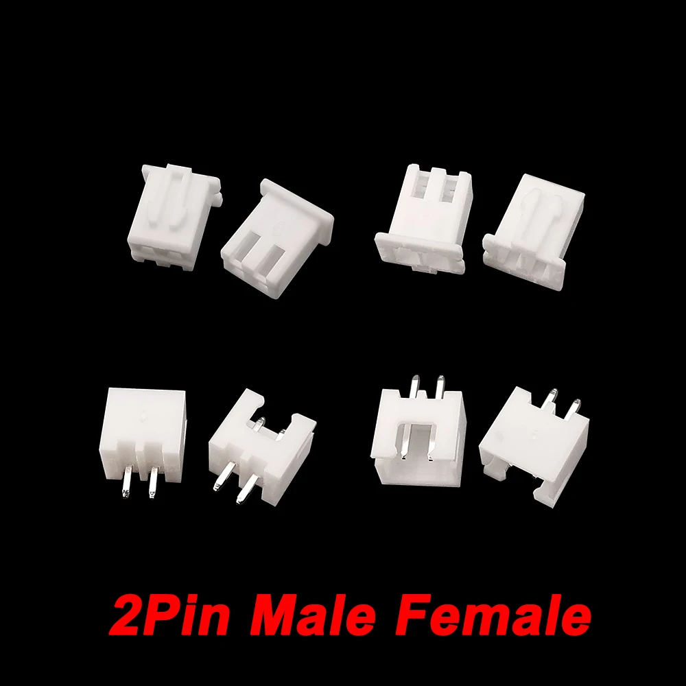 100Pcs JST XH 2,54 2/3/4/5Pin Männlich Weiblich Material Stecker Führt Pin Header gehäuse Terminal Kunststoff Shell Stecker Buchse