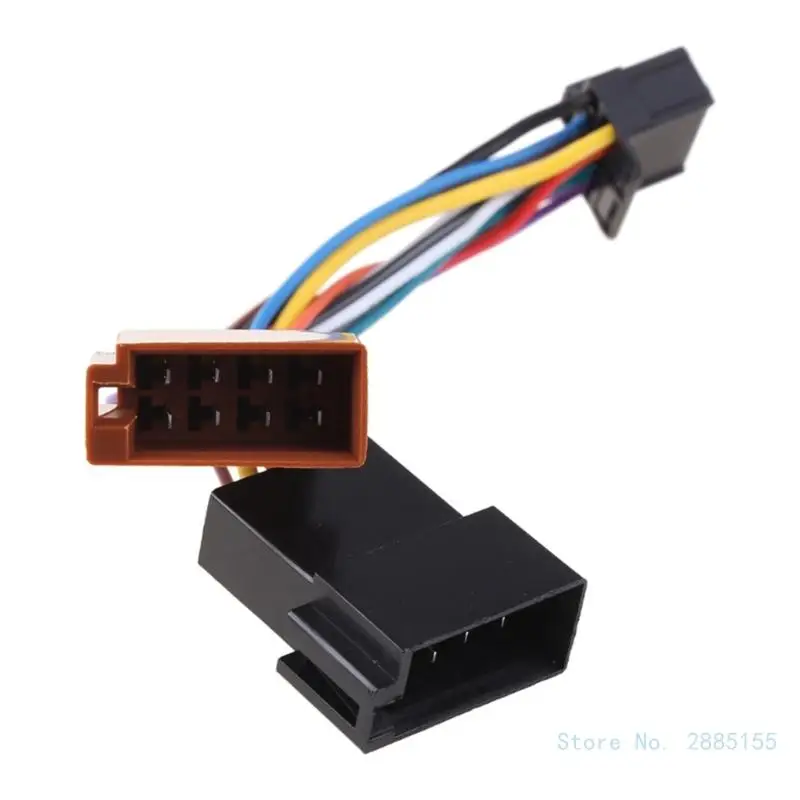 Reproductor de música estéreo para coche, sistema de sonido, arnés de cableado, conector, adaptador de enchufe, telar de Cable resistente a altas temperaturas, 2003 encendido