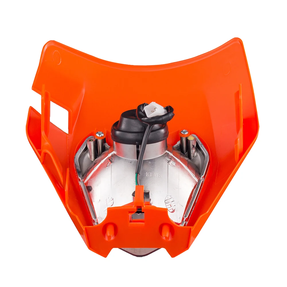 for KTM LED Headlight Plate EXC EXCF SX XC 125 150 250 350 450 Motocross Dirt Pit Bike Accessories Moto Enduro Motorcycle Mask