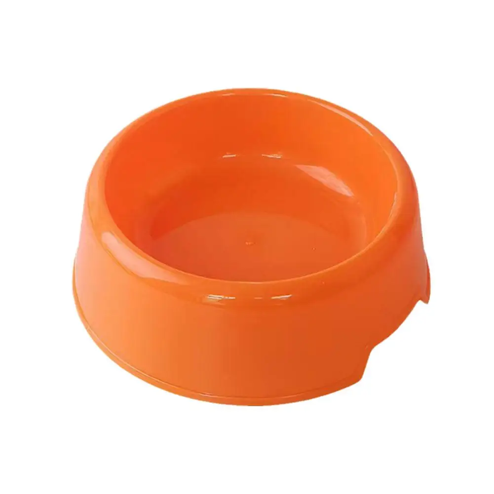 Cute Multi-Purpose Candy Color Plastic Dog Bowls Feeding Supplies Puppy Food Dog Cat Water Feeding Pet Feeder Bowls D5E0