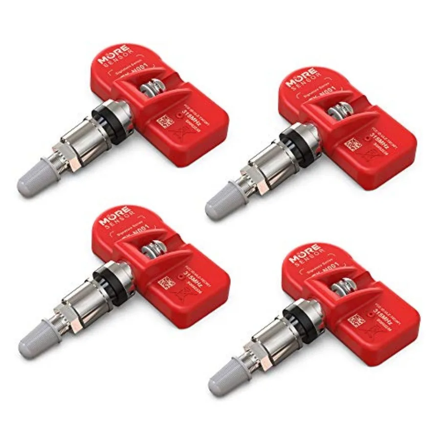 

MORESENSOR Signature Series 315MHz TPMS Tire Pressure Sensor 4-Pack Preprogrammed for Select 80+ American Brand Models Replacem
