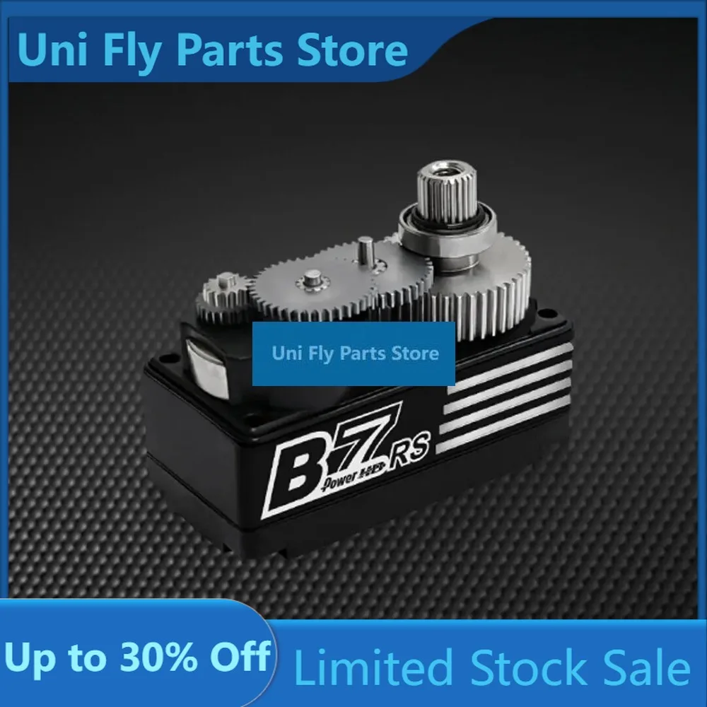 POWER HD B7-RS 180.5 Oz / 0.055s Titanium&Steel Gear Brushless Revolution Pro Low-Profile Servo For D5S D5M MST RRX 1/10UniFly