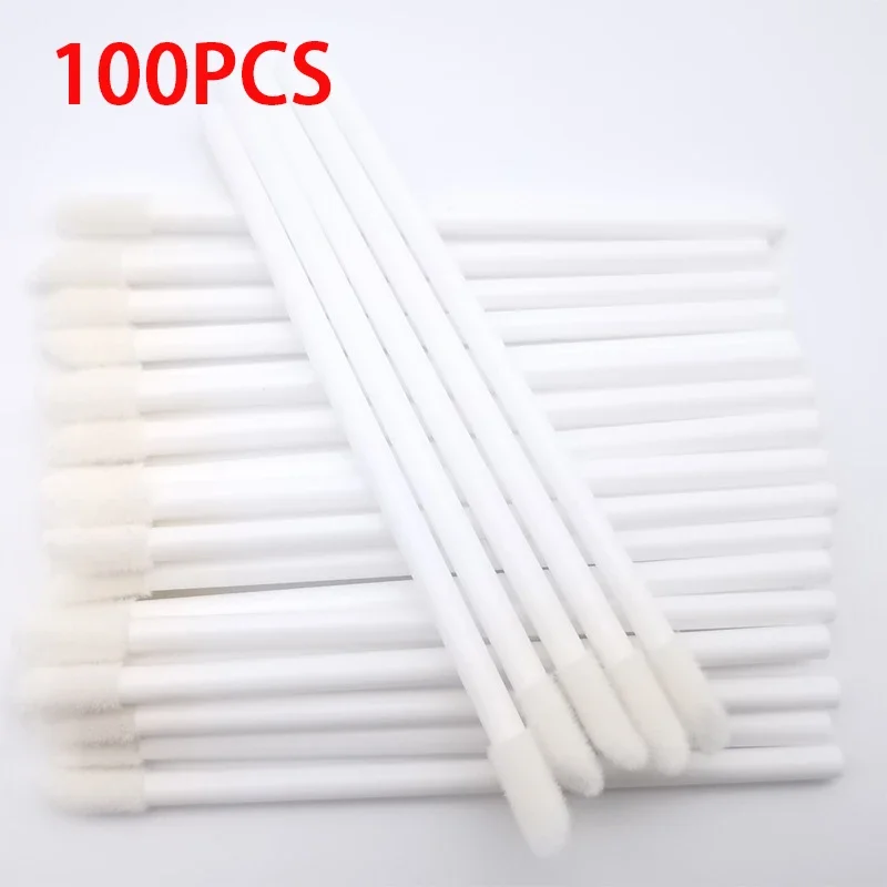 100Pcs Lippen Pinsel Wimpern Verlängerung Pinsel Make-Up Pinsel Für Lash Verlängerung Mascara Applikator Lippenstift Zauberstäbe Kosmetische Werkzeuge