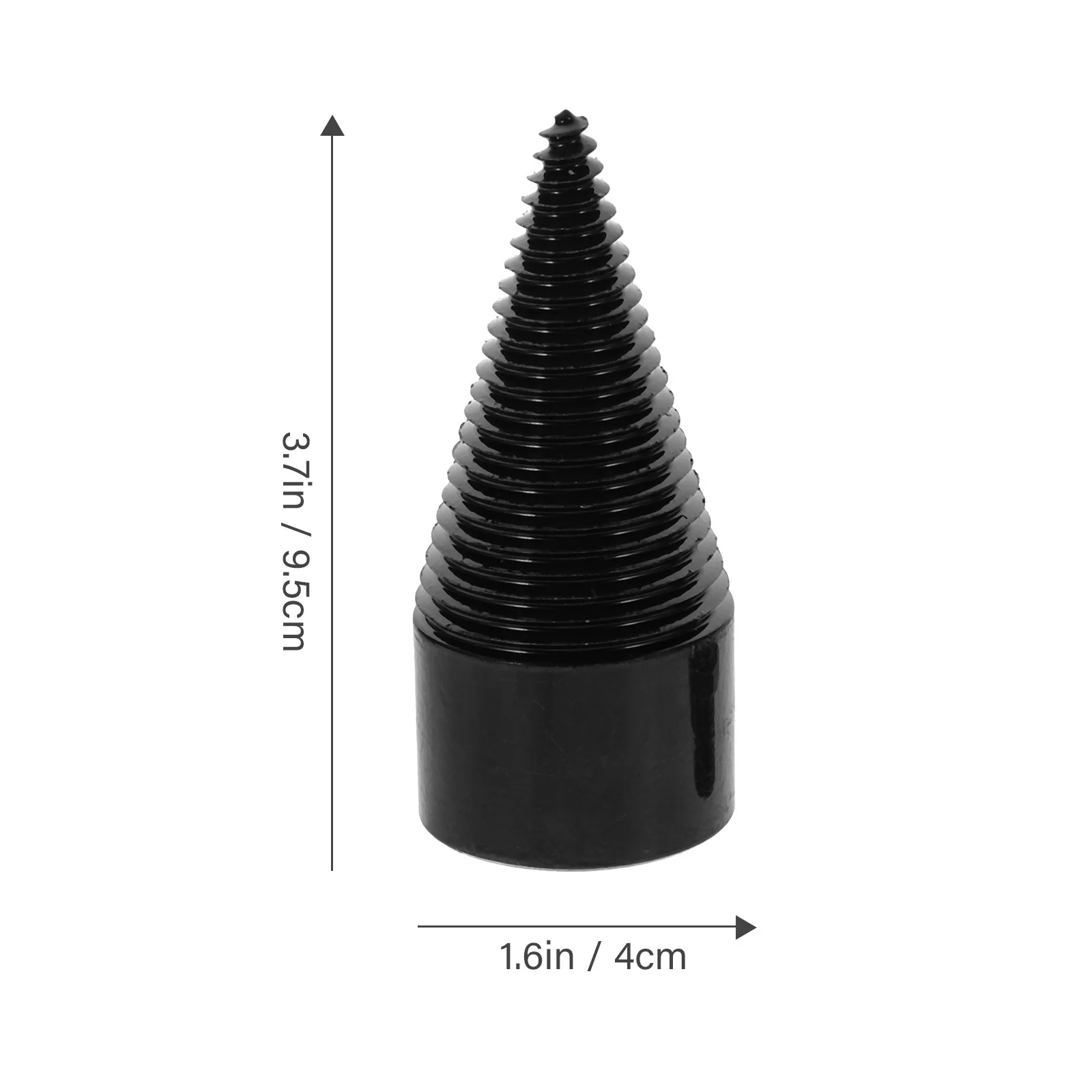 1 مجموعة مطرقة كهربائية الحطب مثقاب الخشب الخشب الفاصل المخاريط الصلب قوي تأثير مقاومة الخشب مثقاب الخشب لتقسيم سجلات #6