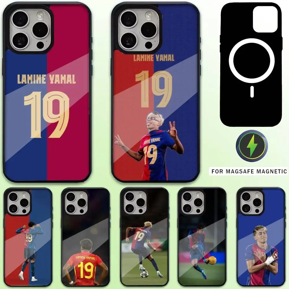 

L-Lamine Y-Yamal-19 Phone Case For iPhone17,16,15,14,13,12,11 Plus,Pro Max Magnetic For Magsafe Wireless Charging