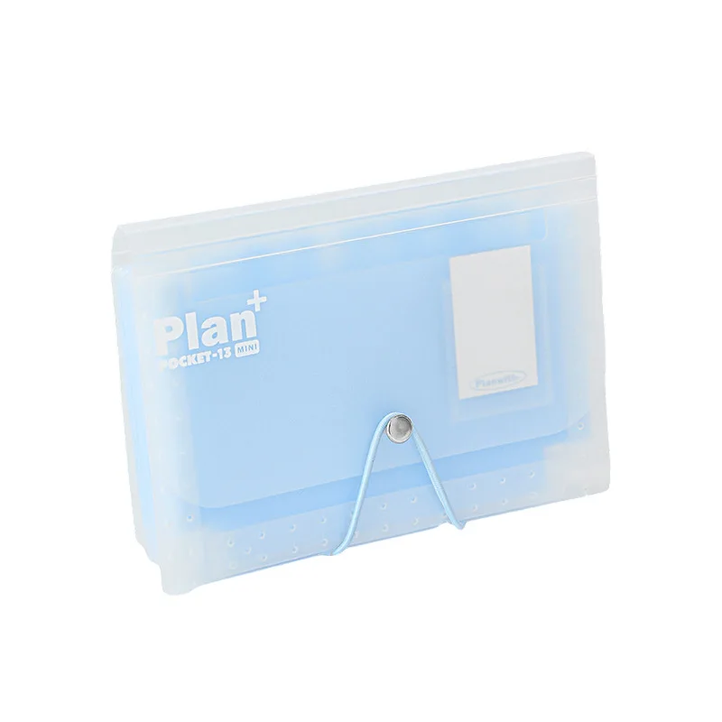 Expandable Standing File Organizer with 13 Pockets Accordion Document Folder Office School Portable Expanding Classification Box