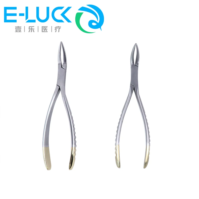 Dental Residual Root Tweezers Tooth Extraction Forceps Curved Pliers Maxillary Mandibular Teeth Universal Dentistry Tool