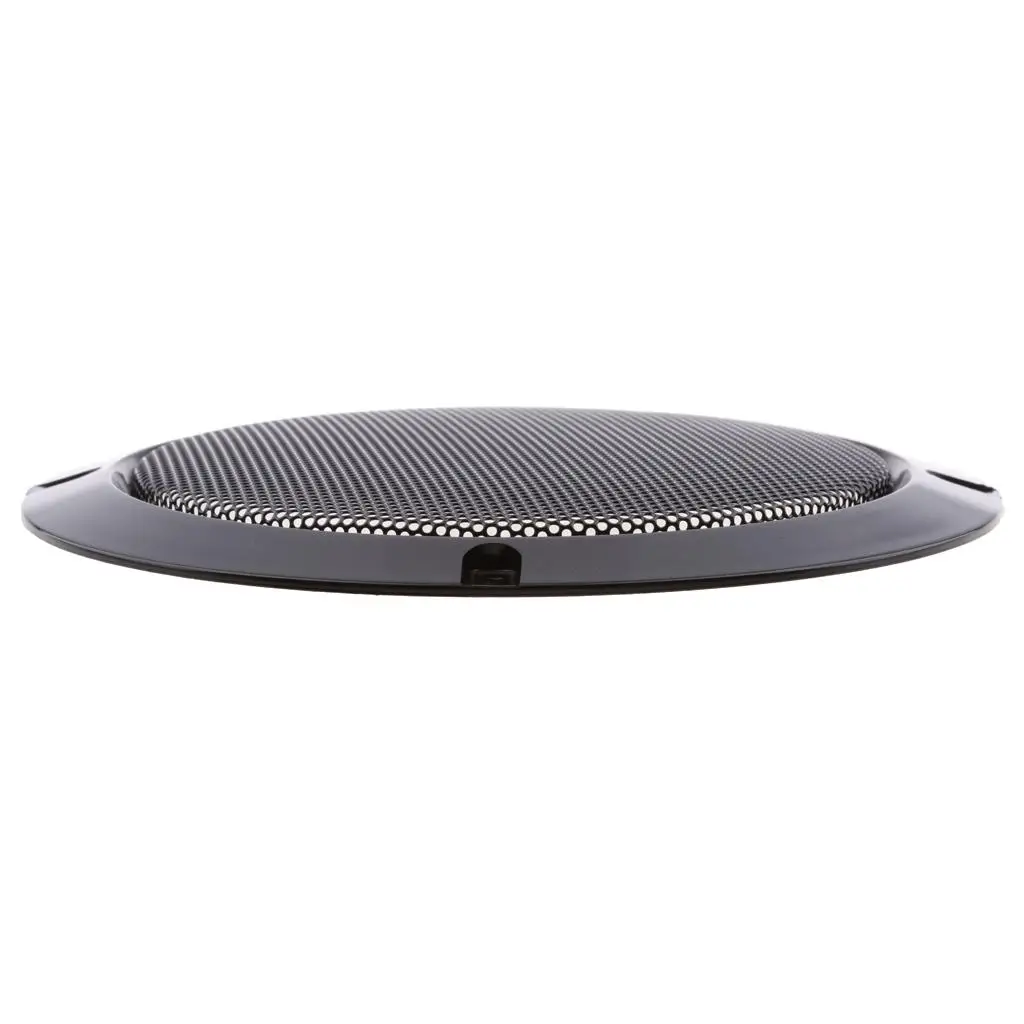 6 5 Car Speakers Grills Cover Black Metal Mesh Decorative Circle for DIY Speaker Projects and Audio Systems