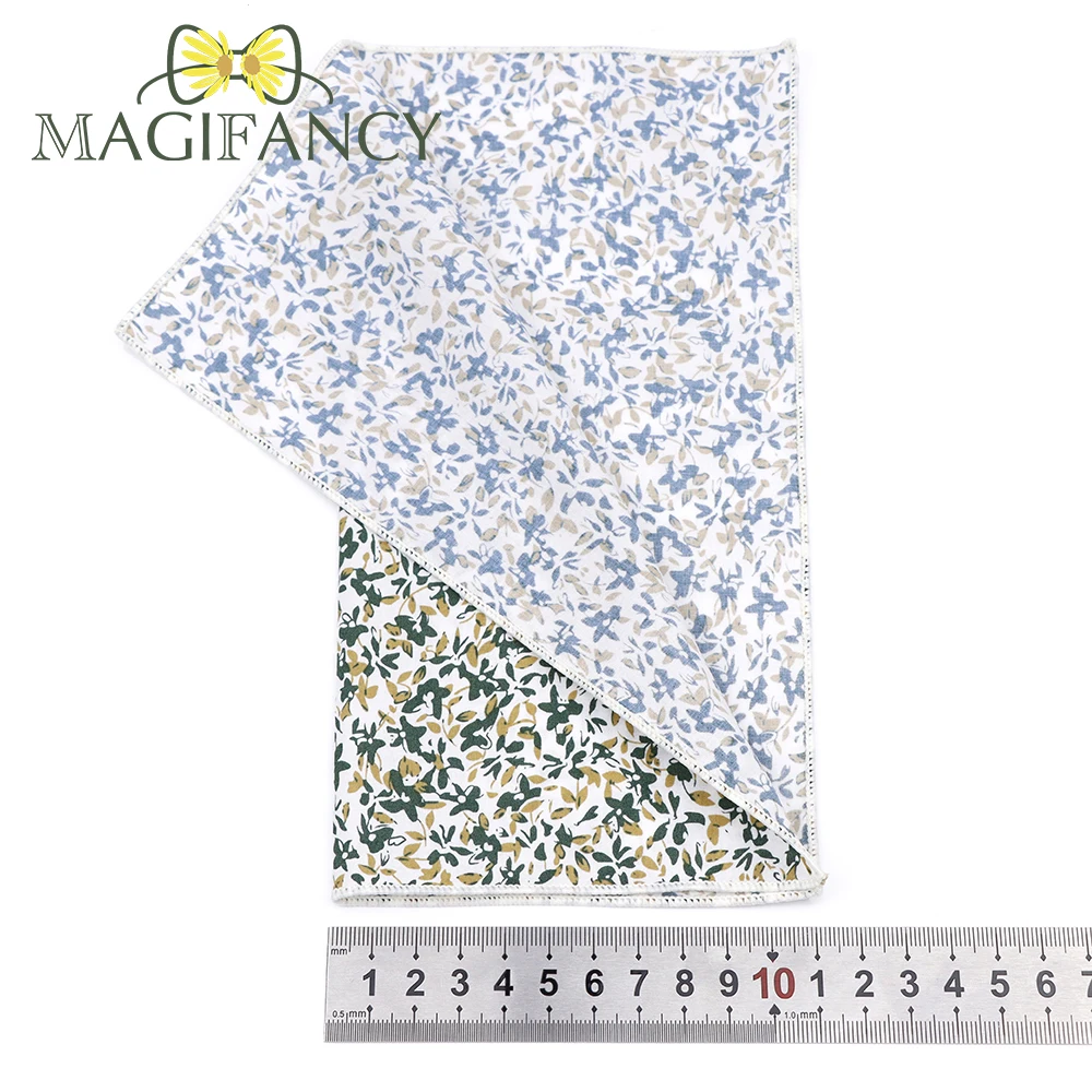 Mouchoir floral Hanky pour hommes et femmes, 100% coton, mouchoir de poche trempé 03, accessoire de smoking, 58 couleurs, cadeau de fête de mariage, 23cm