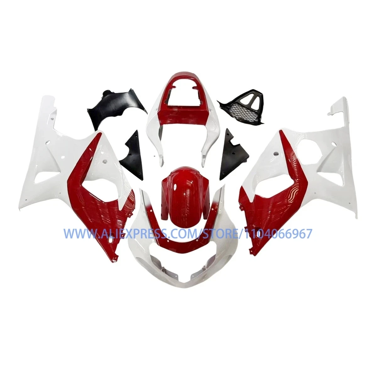 Fairings Motorcycle GSXR1000 2000 2001 2002 Red White Black Fairing Kit for GSXR 1000 00 01 02