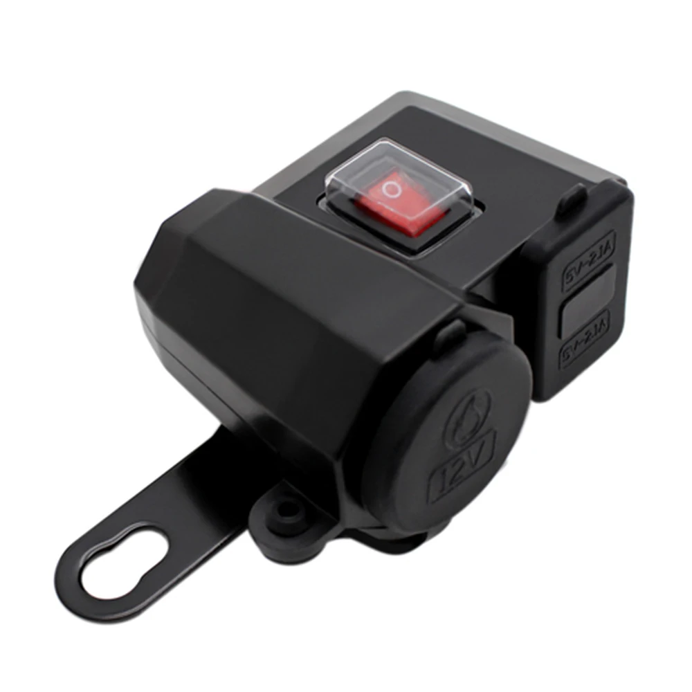 Universal Motorcycle Charger Waterproof USB Cigarette Lighter For Harley Honda Suzuki Kawasaki Ducati Yamaha KTM Aprilia BMW