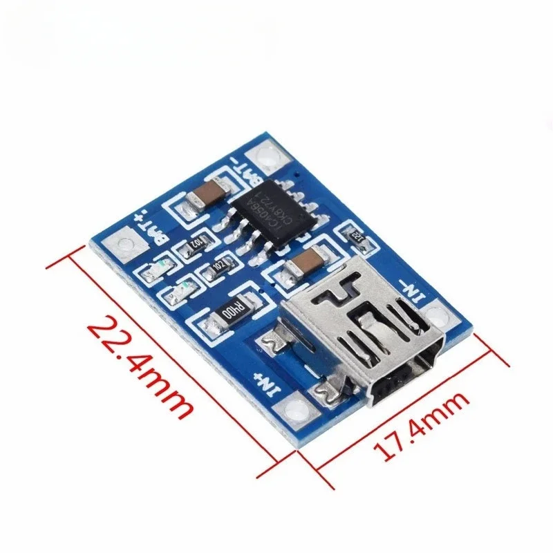 50 sztuk Micro/Type-c USB 5V 1A 18650 TP4056 moduł ładowarki baterii litowej płytka ładująca z ochroną podwójne funkcje 1A Li-ion