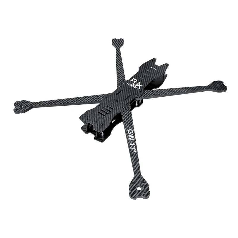 

RJXHobby FPV GW-13inch Carbon Fiber Frame Racing Drone Quadcopter Frames Aerospace Aircraft Long Range Carbon Fiber fpv Kit