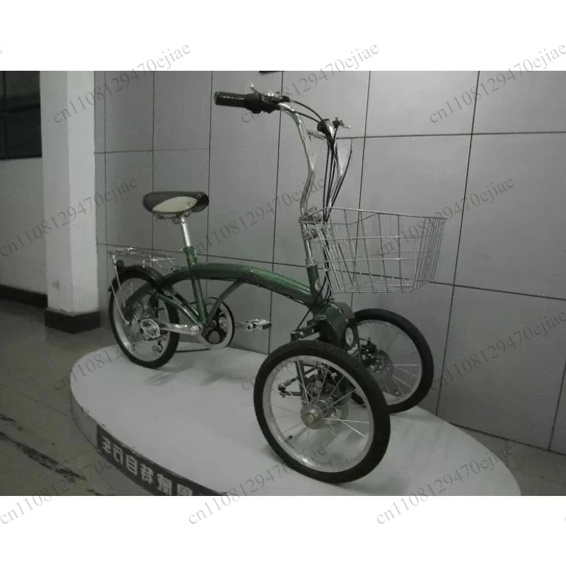 6-Speed Electric Tricycle for Elderly | Shock Absorbing Reverse Mobility Scooter | Casual Senior E-Bike