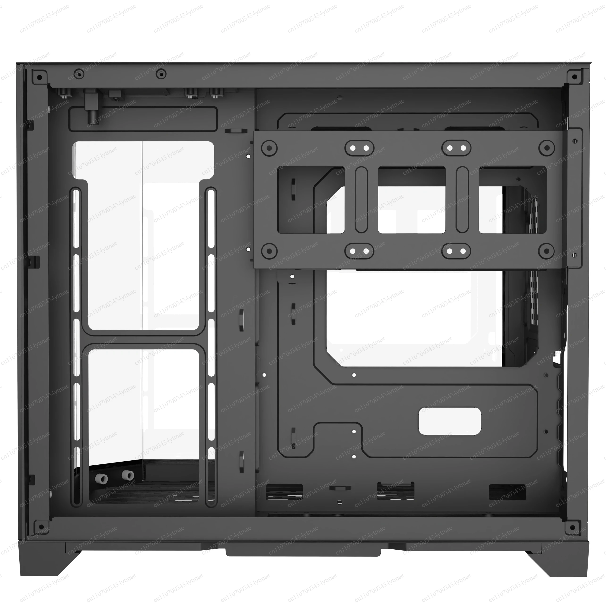 ATX Gaming Computer Case Tempered Glass Side Panel Desktop PC Chassis
