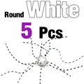 Round White