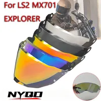 MX701 Visor for LS2 MX701 EXPLORER Motorcycle Helmet Shield Motocross Rally Off-road Moto Casco Lens Uv Cut Sunshield