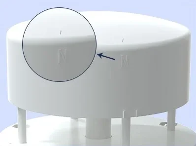 CE SDI12 Zewnętrzna kompas elektroniczny Lora Lorawan Bezprzewodowa ultradźwiękowa stacja pogodowa