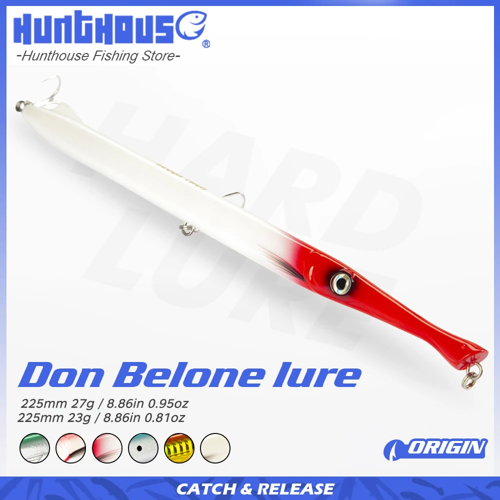 Hunthouse Don Belone Pencil Popper hundible para lubina agua salada - imagen 3