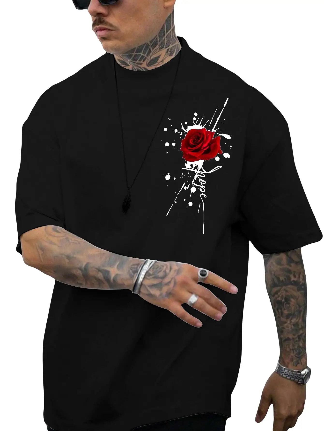 

Лето 2029, новая модная брендовая свободная футболка из чистого хлопка с короткими рукавами, мужская одежда для подростков с половиной рукавов, базовая рубашка, футболки