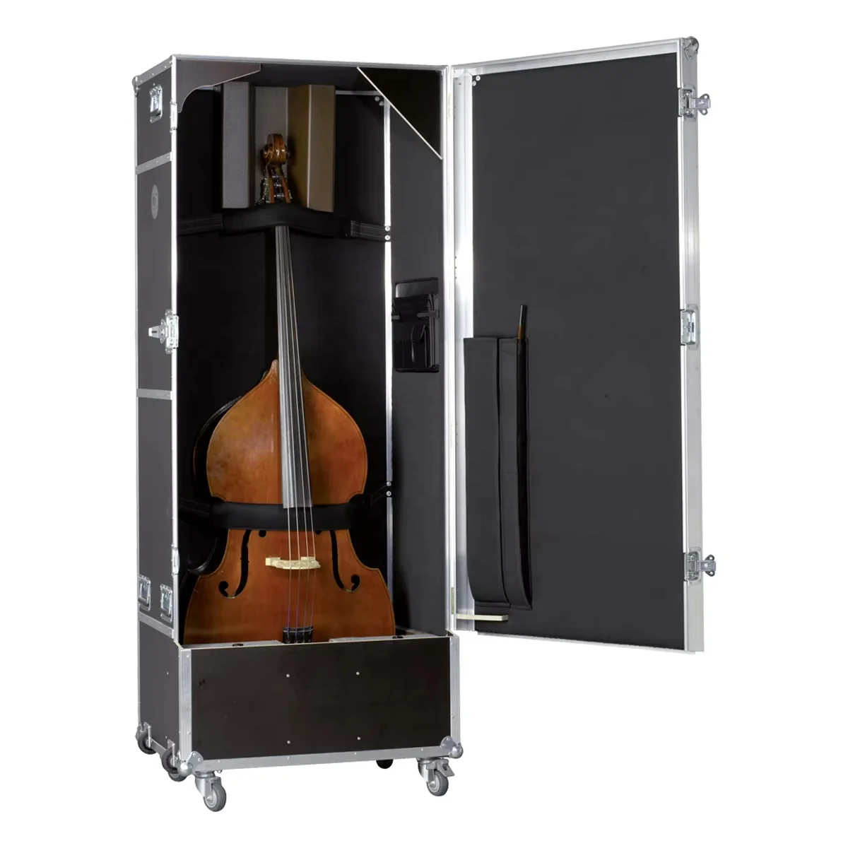 

Flight case for 1 Double-bass and Accessories