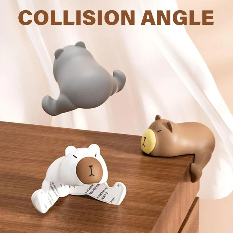

J15U Furniture Edges Safe Bumper Silicone Protectors Baby Proofing Corner Guards for Baby Proofing sharps Corners & Edges