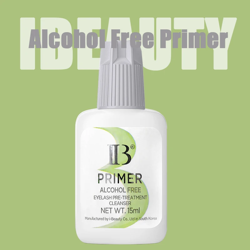 1 Bottle IBeauty Alcohol-Free Primer Fake Eyelash Extension Long Lasting Korea Strong Adhesive Supplies Booster Bonder Clearn