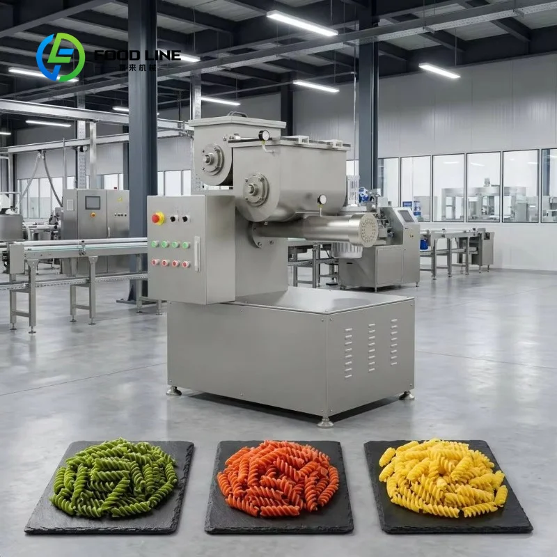 Fully Automatic Industrial Spaghetti Line, Custom 500kg/h Commercial Pasta Processing Machinery