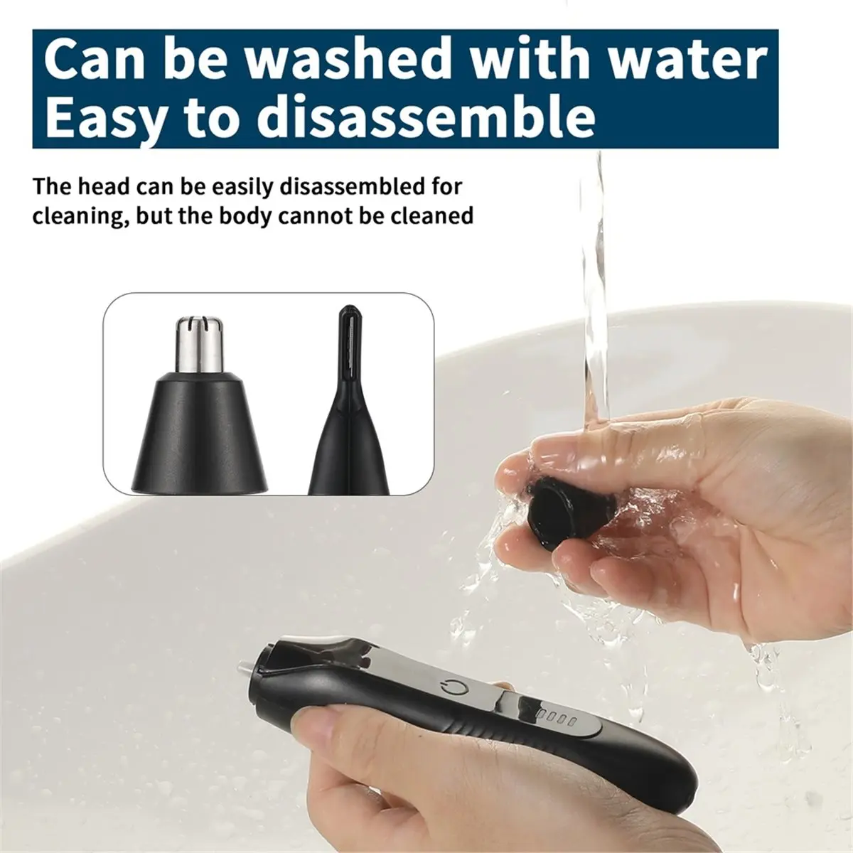 2026 New Nose Hair Trimmer Hair Trimmer Rechargeable Painless Eyebrow for for Ear Beard Hairline Metal Trimming Tool
