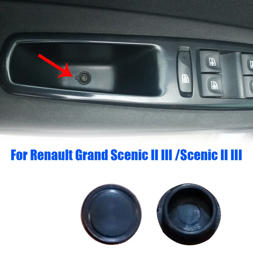 2X NEW Car Interior Door Handle Storage Box Screw Nut Plug For Renault Grand Scenic II III 2003 2004 2005 -2016 Scenic II III